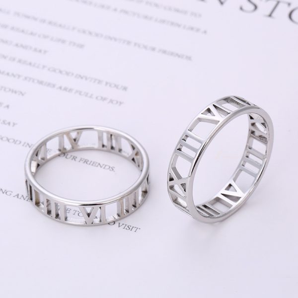 Fashion Simple Stainless Steel Ring - Image 2