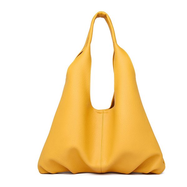 Ins Design Underarm Bags Fashion Solid Color Large Capacity Simple Shoulder Bag For Women Party Bags - Image 8