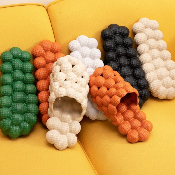 New Summer Fashion Massage Mesh  Bubble  Bathroom Slides Home Indoor Anti-Skid Shoes - Image 9