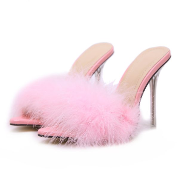 High Heels Pointed Toe Stiletto Comfortable Sandals And Slippers - Image 2