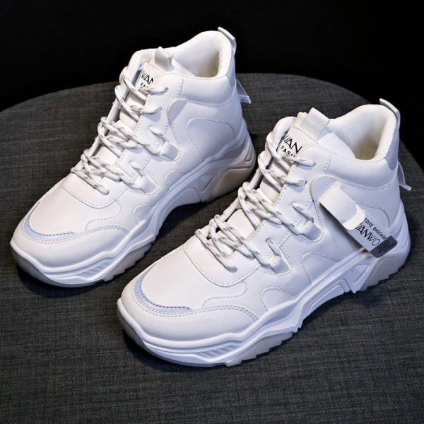 White Running Women Chunky Sport Shoes Woman Spring Summer Platform Sneakers - Image 6