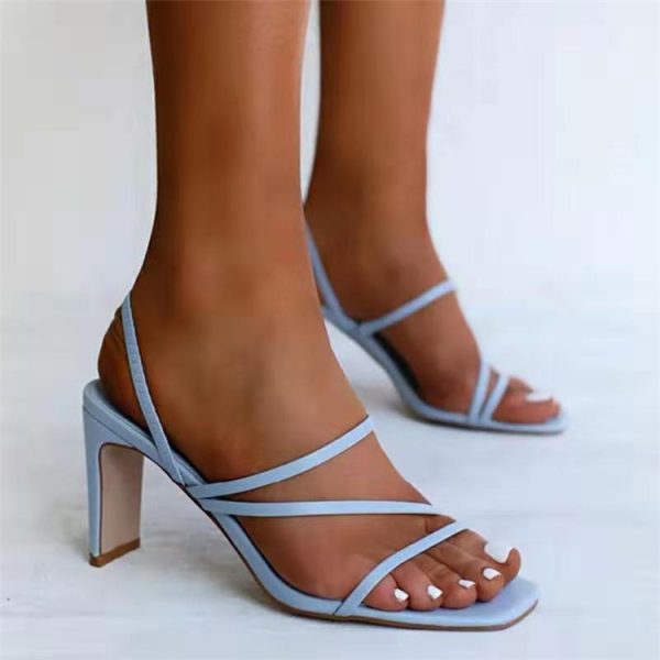 Stiletto Sandals Plus Size 36-43 Woman High Heels Shoes Lady - Image 2