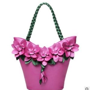 BIRDS women tote designer bag leather handbag flower composite bags women's pouch vintage bolsas brands purse
