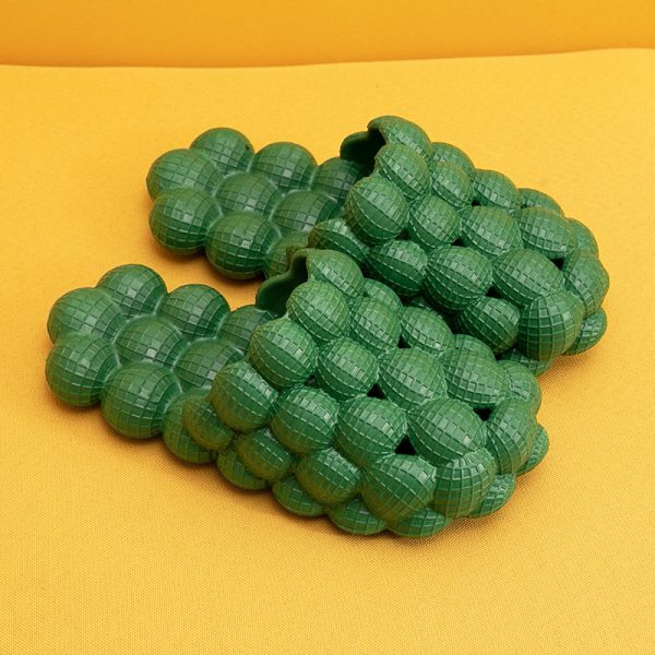 New Summer Fashion Massage Mesh  Bubble  Bathroom Slides Home Indoor Anti-Skid Shoes - Image 5
