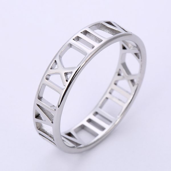 Fashion Simple Stainless Steel Ring - Image 3