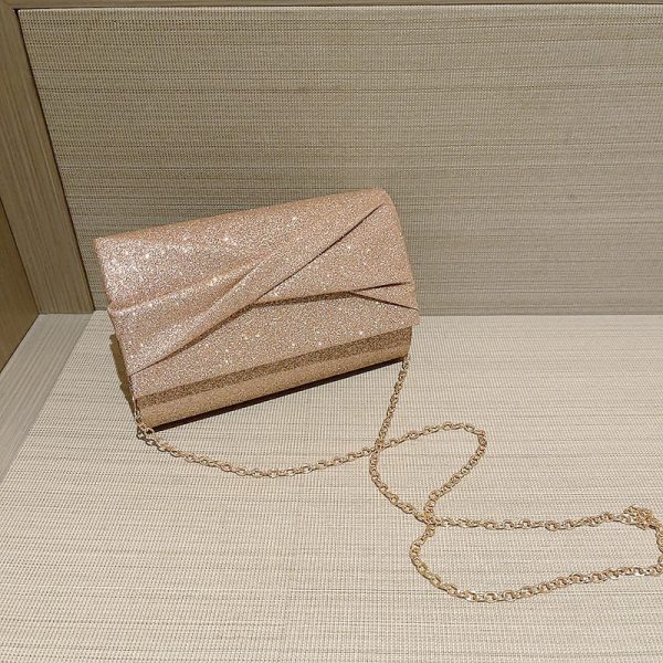 Gold Fashion Envelope Clutch - Image 7
