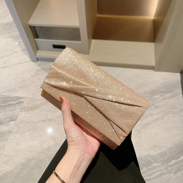 Gold Fashion Envelope Clutch - Image 10