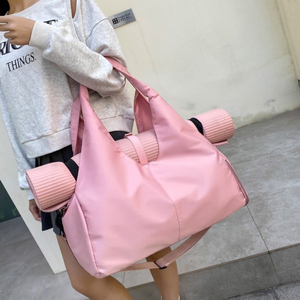 Women Yoga Bag Sports Fitness Dry And Wet Separation Large Capacity Storage Travel Bags Can Carry Yoga Mats - Image 10