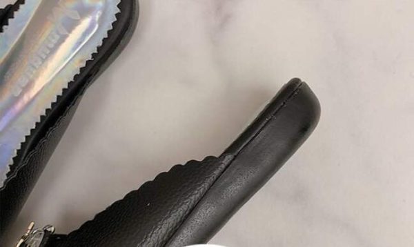 Fashion Women's Pearl Rhinestone Toe Half Slippers - Image 3