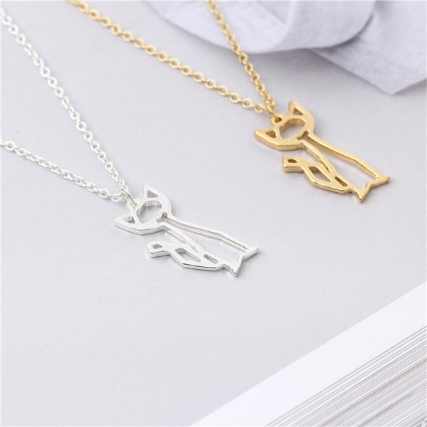 European And American Fashion Jewelry Spot Wholesale Fashion Cute Cat Pendant Necklace - Image 3
