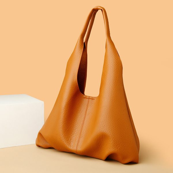 Ins Design Underarm Bags Fashion Solid Color Large Capacity Simple Shoulder Bag For Women Party Bags - Image 4