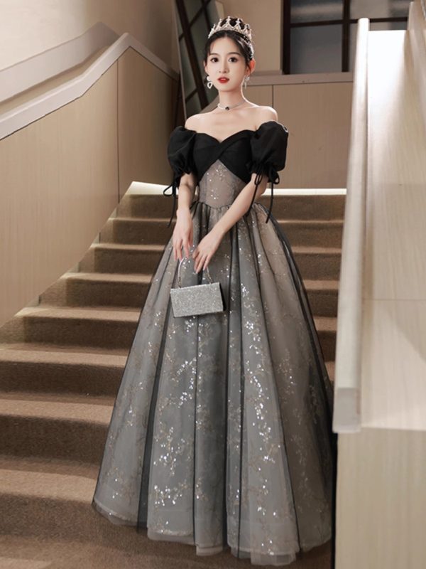 Off-shoulder Evening Dress High Sense Annual Birthday Performance Princess Dress - Image 10