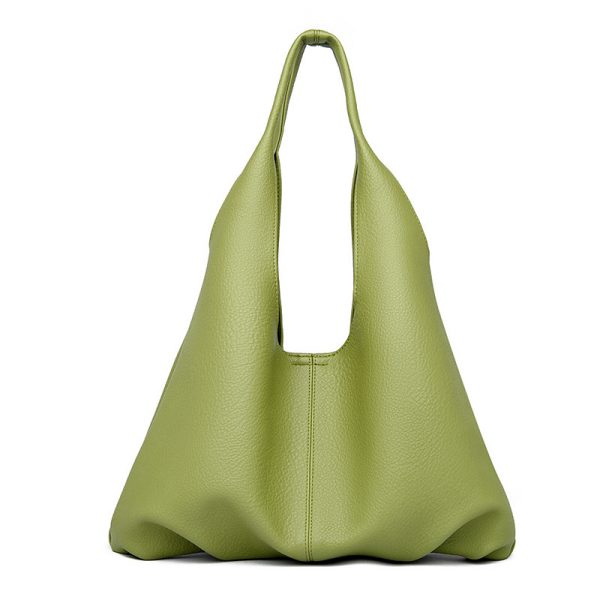 Ins Design Underarm Bags Fashion Solid Color Large Capacity Simple Shoulder Bag For Women Party Bags - Image 5