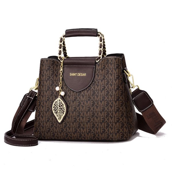 Women's Vintage Fashion Print Handbag - Image 3
