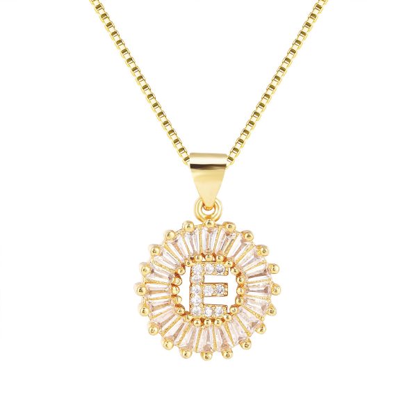 Diamond Crystal Candy 26-letter Double-layer Necklace - Image 3
