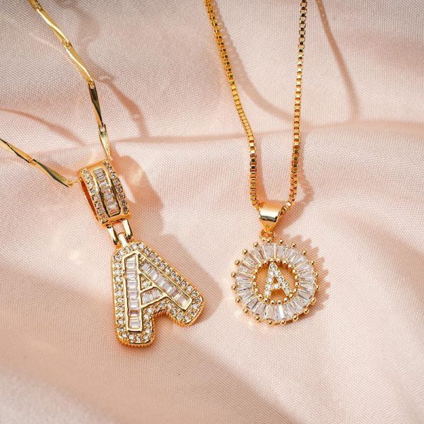 Diamond Crystal Candy 26-letter Double-layer Necklace - Image 8