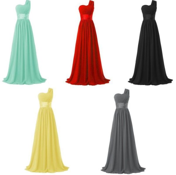 Long Multi-color Banquet Evening Dress - Image 10