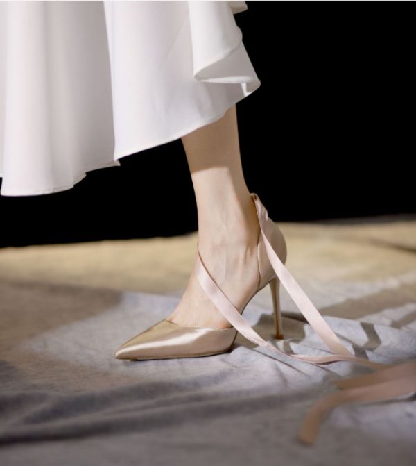 Women's Stiletto Pointed Toe Strappy High Heels - Image 4