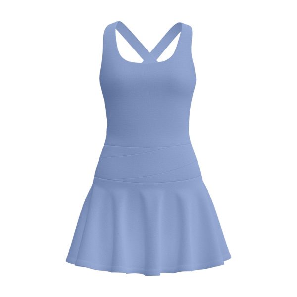 High-stretch Dresses, New Summer Nude Anti-walking Sports Dresses - Image 2