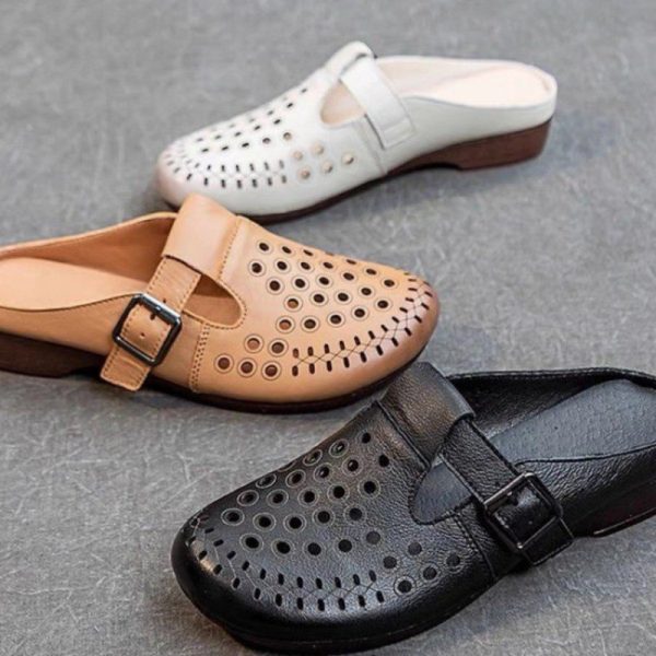 Toe Cap Semi Slipper Women's Summer Outerwear - Image 7