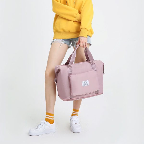 Folding Travel Bags For Backpack Handbag Sholder Bag Gym Fitness Weekender Overnight Women - Image 3