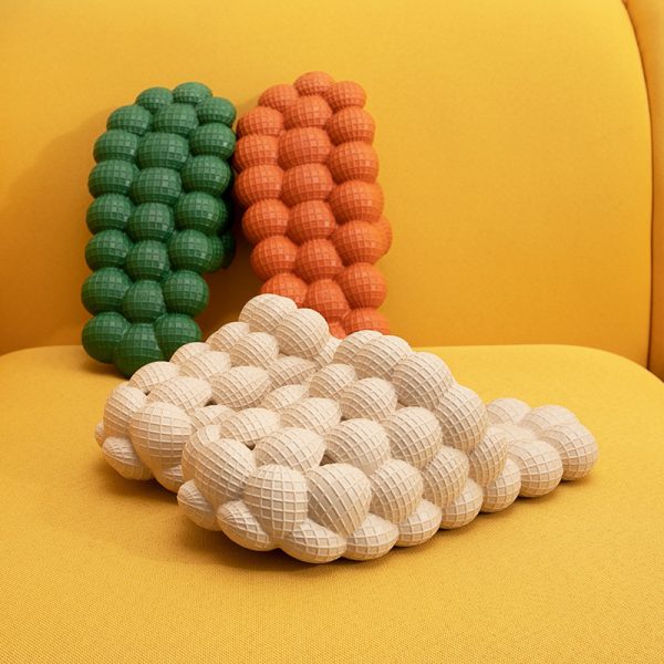 New Summer Fashion Massage Mesh  Bubble  Bathroom Slides Home Indoor Anti-Skid Shoes - Image 2