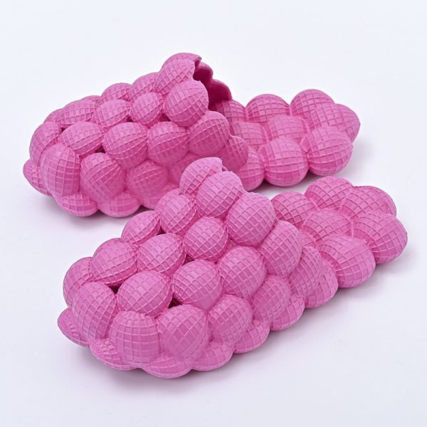 New Summer Fashion Massage Mesh  Bubble  Bathroom Slides Home Indoor Anti-Skid Shoes - Image 10
