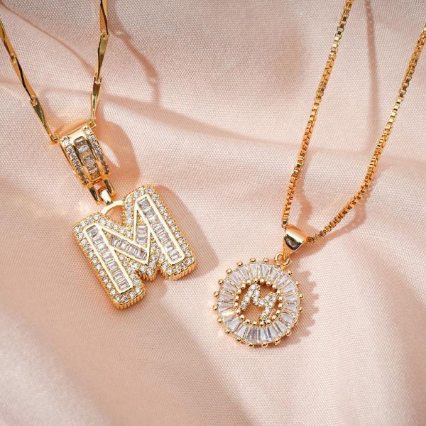 Diamond Crystal Candy 26-letter Double-layer Necklace - Image 7
