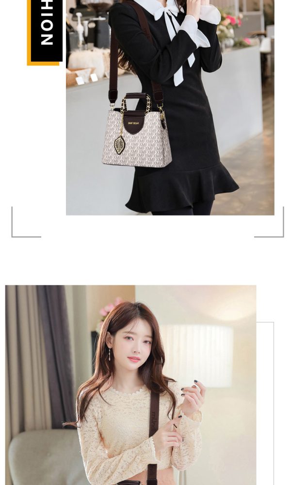 Women's Vintage Fashion Print Handbag - Image 4