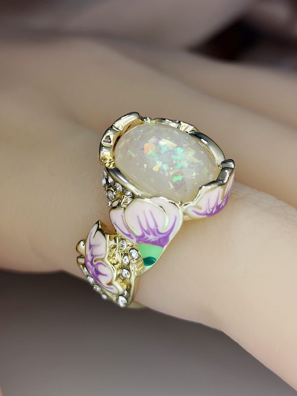 Simple Geometric Personality Metal Ring - Image 2