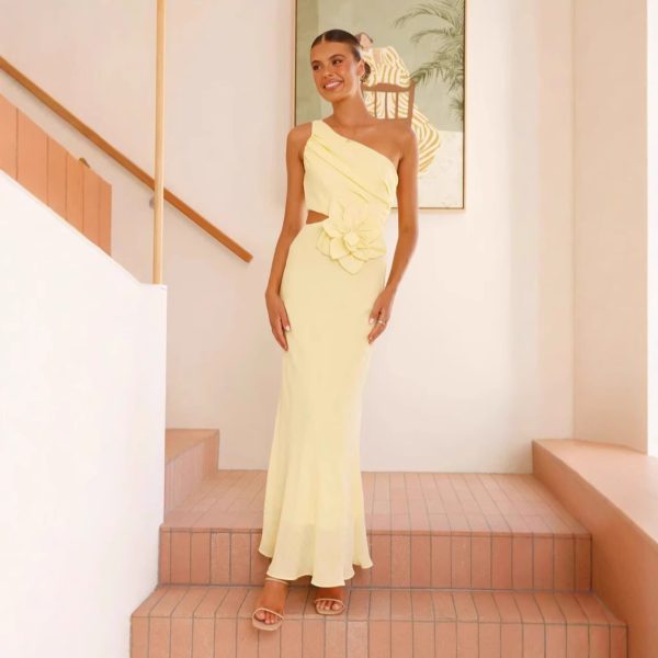 Women's Fashion Pure Color Tube-top Dress - Image 7