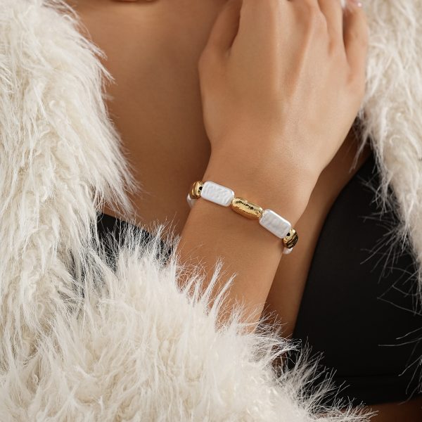Creative Stitching Metal Necklace Bracelet For Women - Image 7