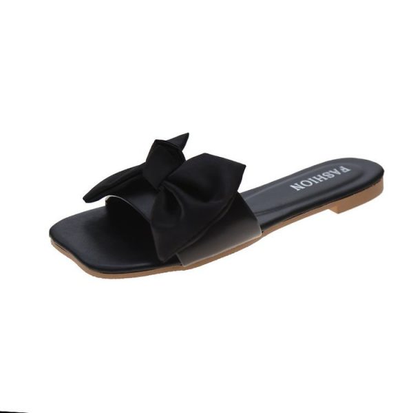 Fashion Personality Flat Bowknot Slippers For Women - Image 8