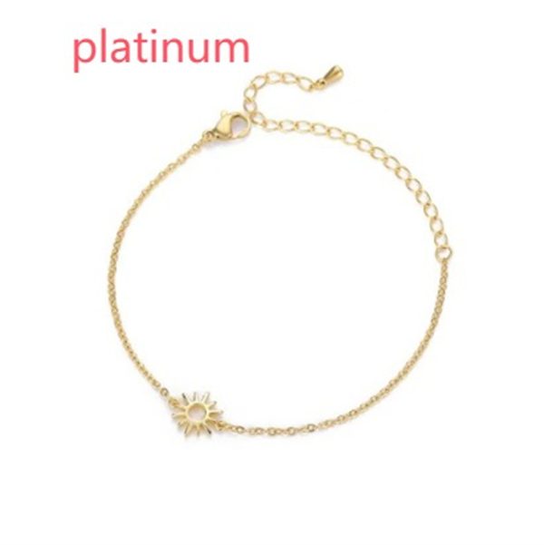 Fashion Popular Sun Hollow Pendant 18K Gold Stainless Steel Suit Personality Jewelry Accessories - Image 2