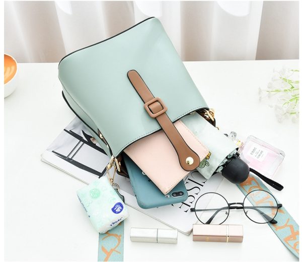 Bucket Bag Fashion Korean Style Shoulder Bag Cross-border Female Bag - Image 7