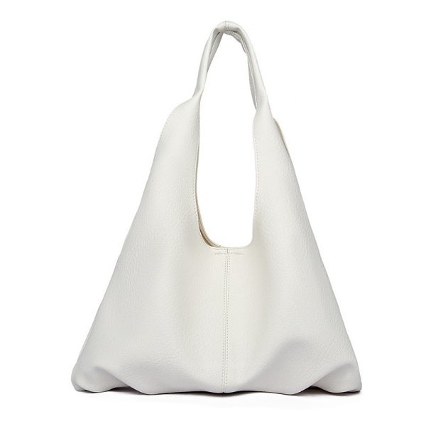 Ins Design Underarm Bags Fashion Solid Color Large Capacity Simple Shoulder Bag For Women Party Bags - Image 3