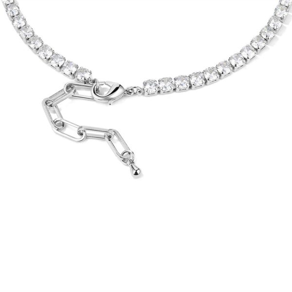 Women's Graceful And Fashionable Geometric Heart-shaped Zircon Necklace - Image 6