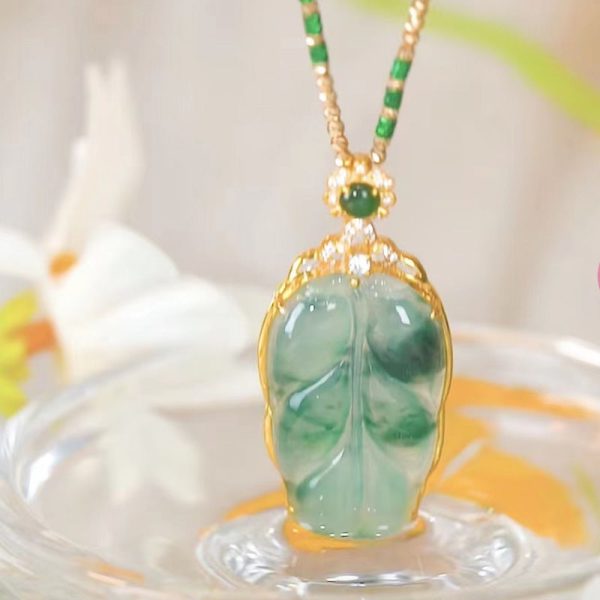 Descendants Of The Rich Jade Green Pendant Necklace - Image 4