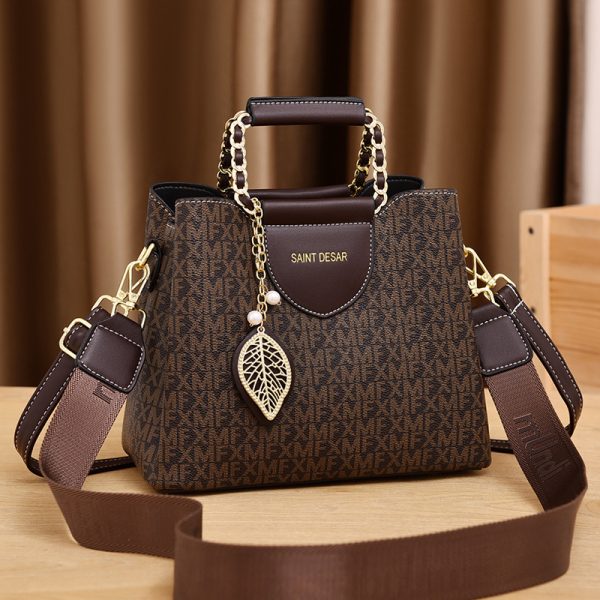 Women's Vintage Fashion Print Handbag - Image 10