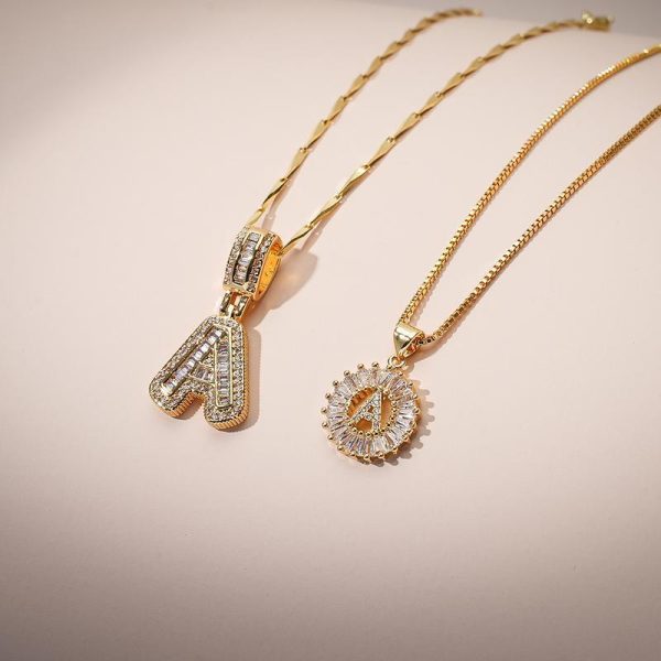 Diamond Crystal Candy 26-letter Double-layer Necklace - Image 6