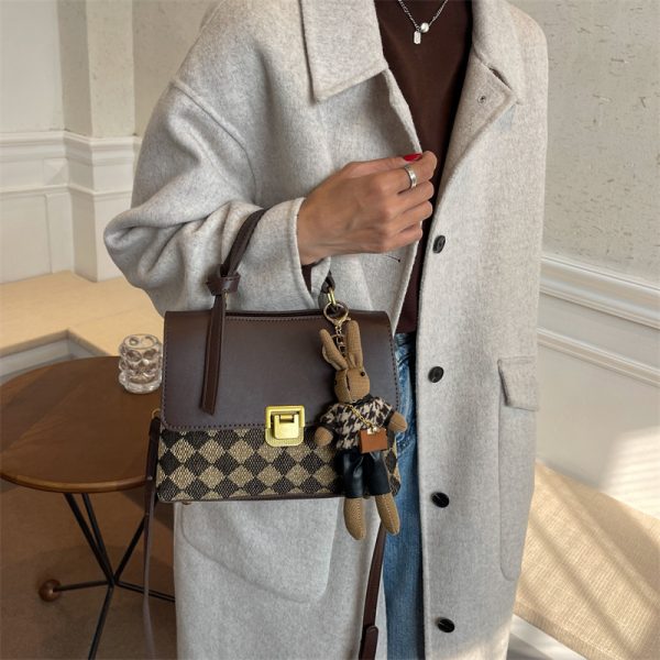 Black And White Contrast Color Trend Korean Female Bag - Image 8