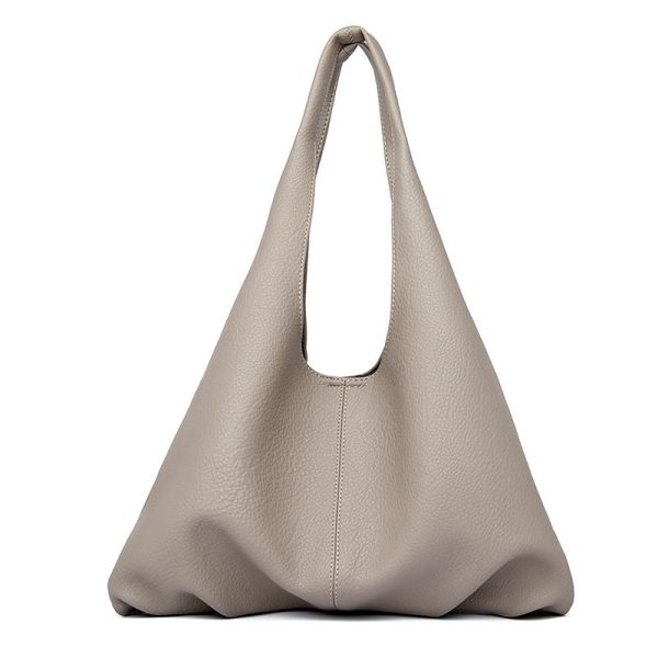 Ins Design Underarm Bags Fashion Solid Color Large Capacity Simple Shoulder Bag For Women Party Bags - Image 7