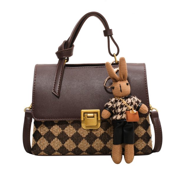 Black And White Contrast Color Trend Korean Female Bag - Image 5