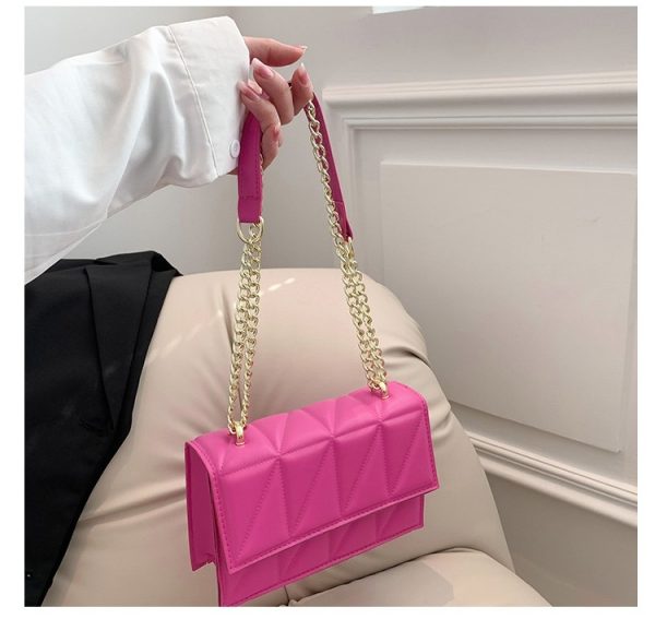 Small Square Bags Fashion Chain Crossbody Shoulder Bag - Image 8